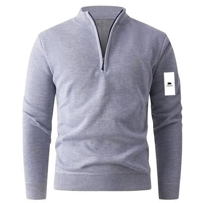FOMOCE Knitwear Unisex Stand Collar Moderate Base Layer