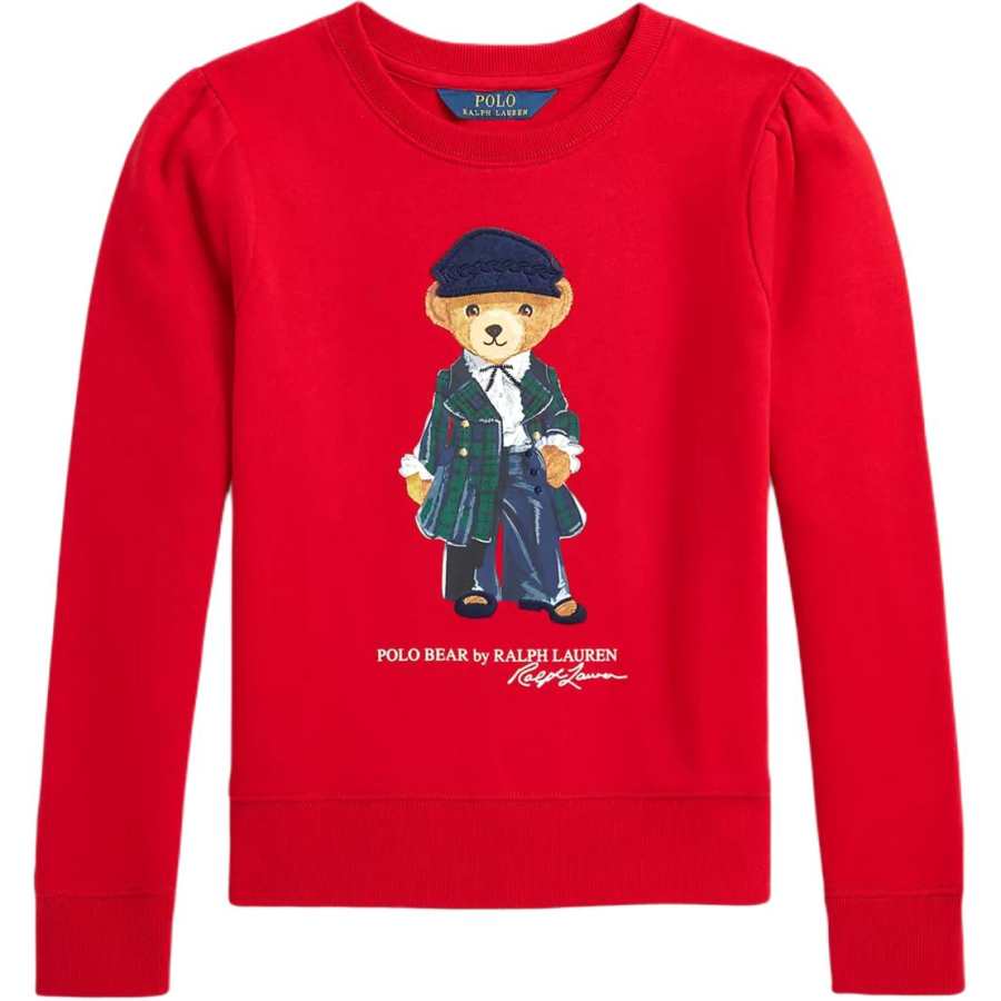 Polo Ralph Lauren Sweatshirt Polo Bear Red Teenagers