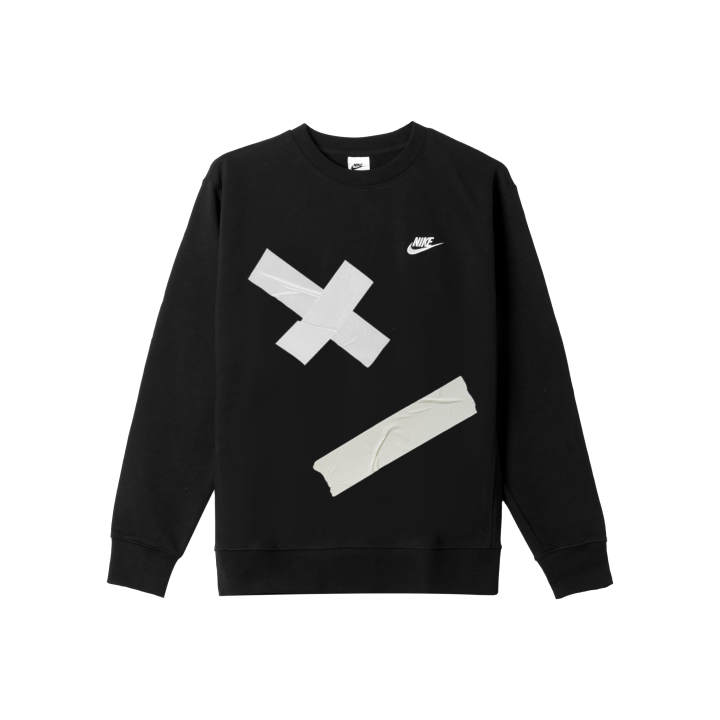Nike Nike Sweatshirts Men's Black Crew Neck Moderate
