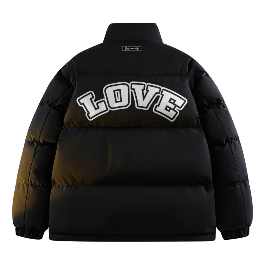 DEERWAY DEERWAY Puffer Jackets Unisex Stand Collar Thickened Padded Puffer Jacket