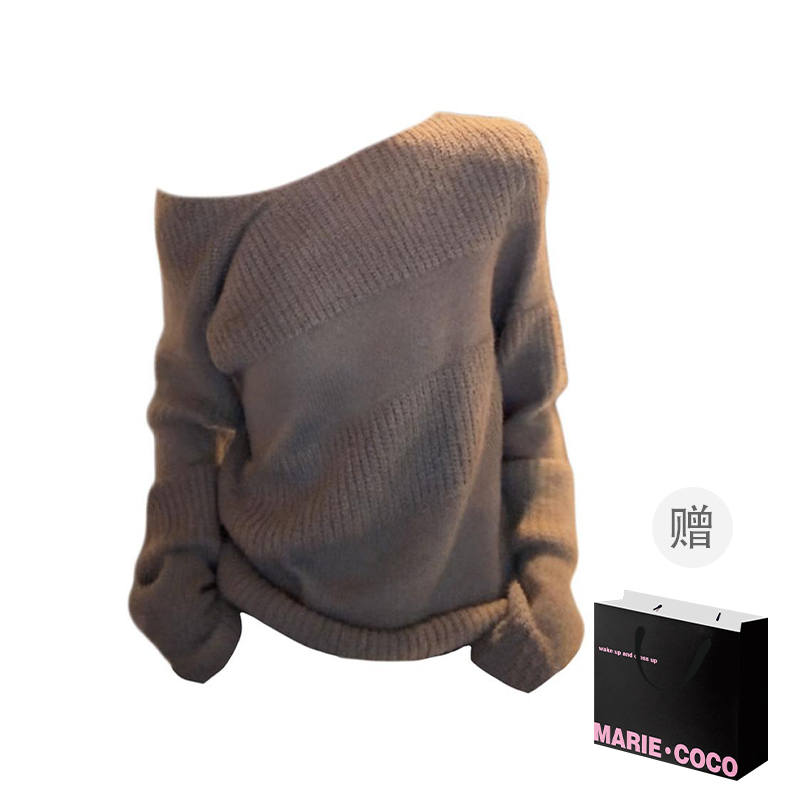 MARIE·COCO Knitwear Women's Asymmetrical Collar Moderate
