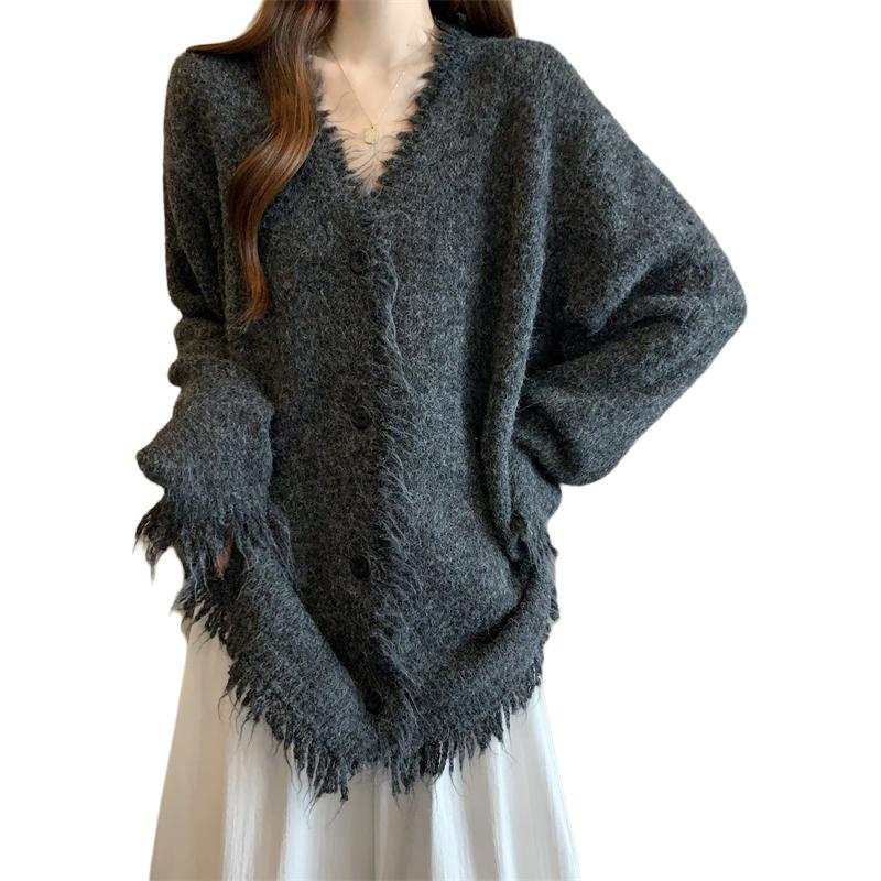 VENICEW Knitwear Women's V Neck Moderate
