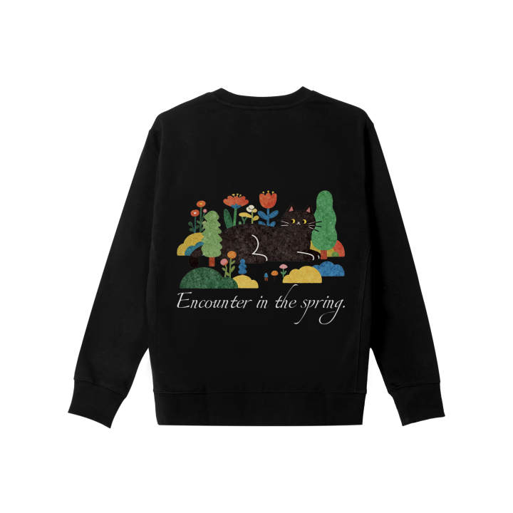 Nike Nike Sweatshirts Men's Black Crew Neck Moderate