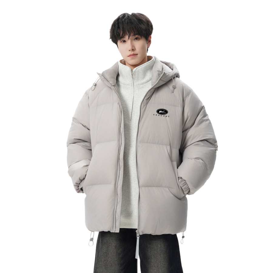 WARRIOR WARRIOR Down Jackets Unisex Hooded Thickened