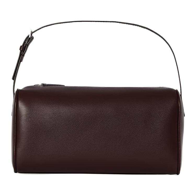 THE ROW 90's Lambskin Handbag Women's Burgundy Red