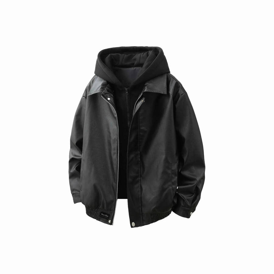 NEVER RULE NEVER RULE Leather Jacket Unisex