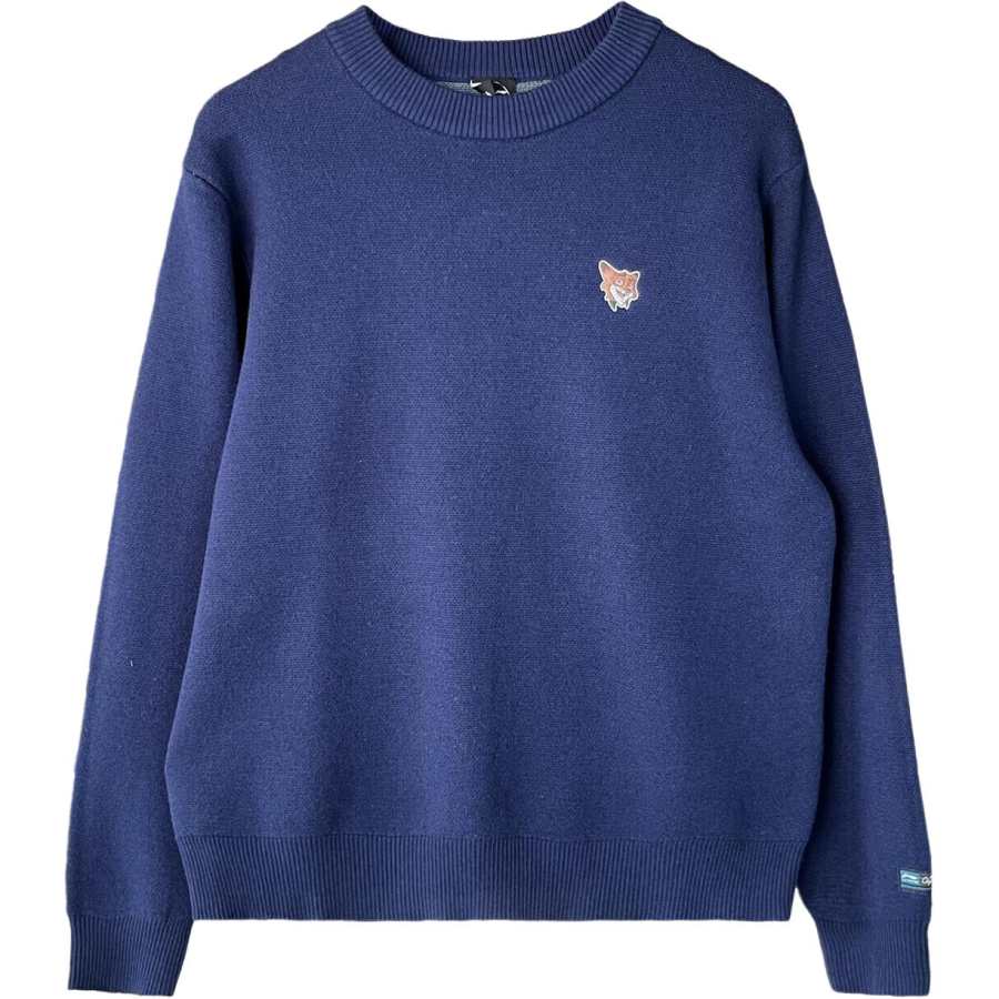 Li-Ning Li Ning Sweaters Men's Dark Ship Blue Crew Neck Moderate Other