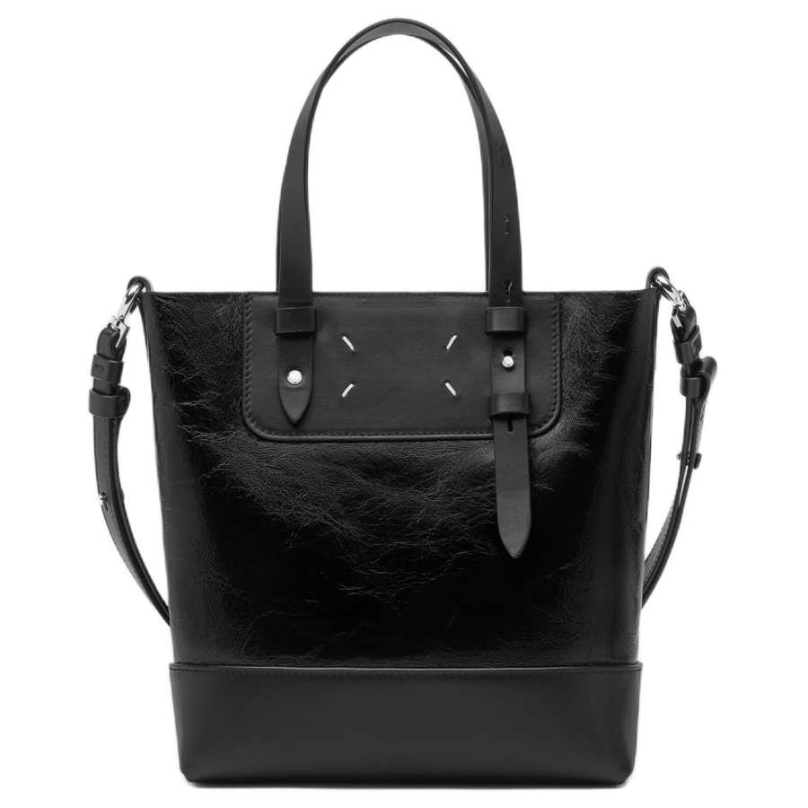 Maison Margiela Calfskin Handbag Mini Women's Black