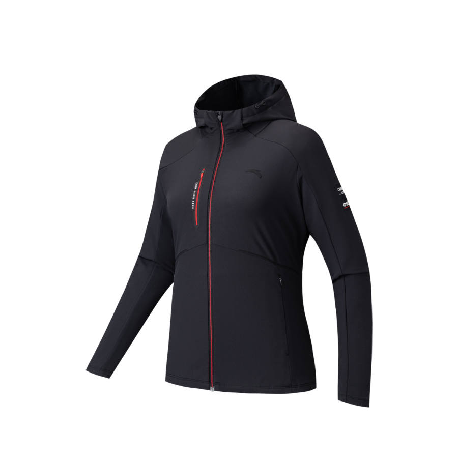 ANTA ANTA Jackets Women's Basic Black 3 Hooded Moderate Other