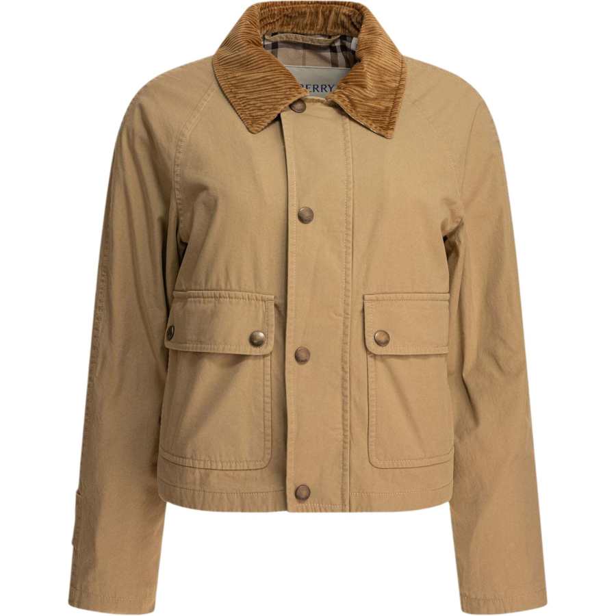 Burberry Burberry Press-Stud Cropped Jacket