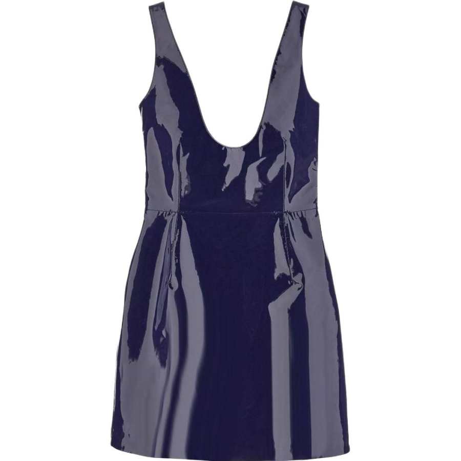 Ferragamo 【Previous Season】sleeveless patent leather minidress