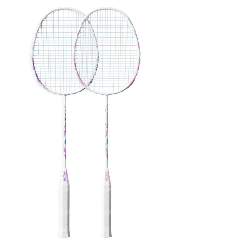 PEAK PEAK Qingyu Double Rackets Carbon Composite Badminton Rackets Offensive Type Heavy Head, Stiff Shaft Entry level 670mm