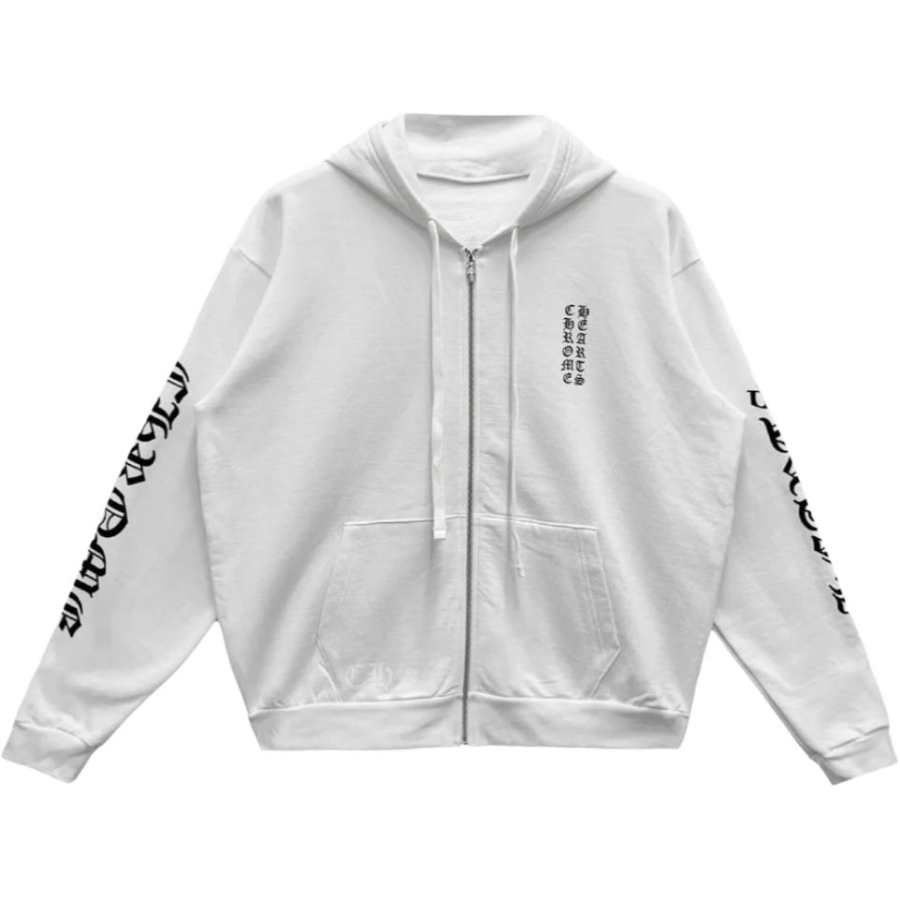 Chrome Hearts monogram zip hoodie