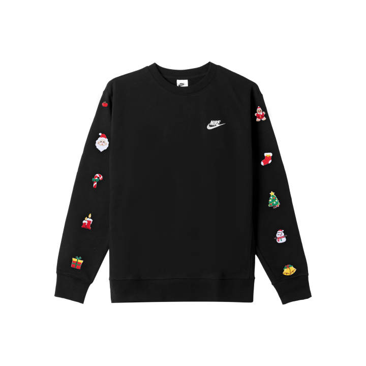 Nike Nike Sweatshirts Men's Black Crew Neck Moderate