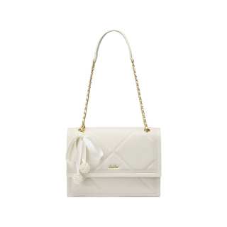 JUST STAR Synthetic Leather Portable Underarm Crossbody Bag, Shoulder Bag Medium Women's White