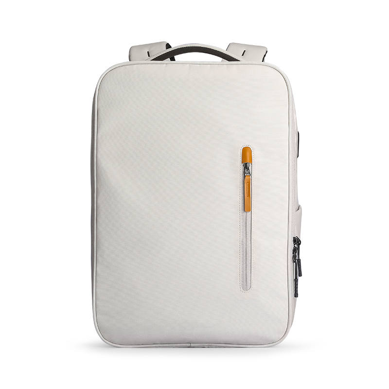 MARK RYDEN MARK RYDEN Oxford Backpack Large Unisex Ivory White/Dark Gray