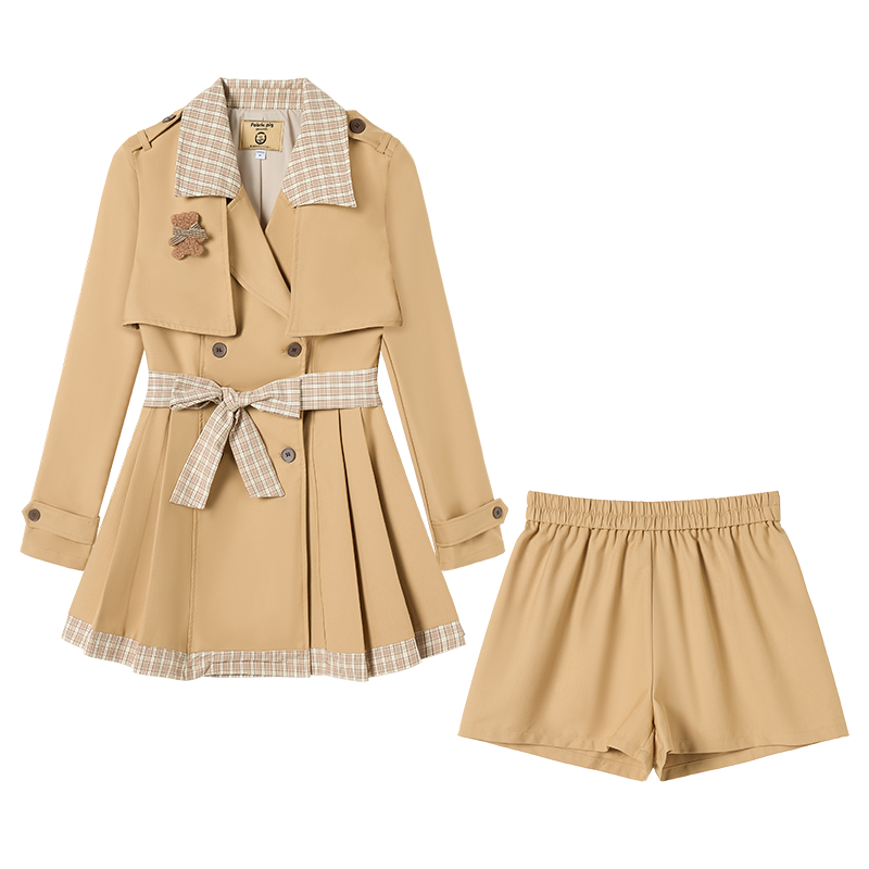 FABRIC PIG Casual Suits Women's Lapel Moderate Short