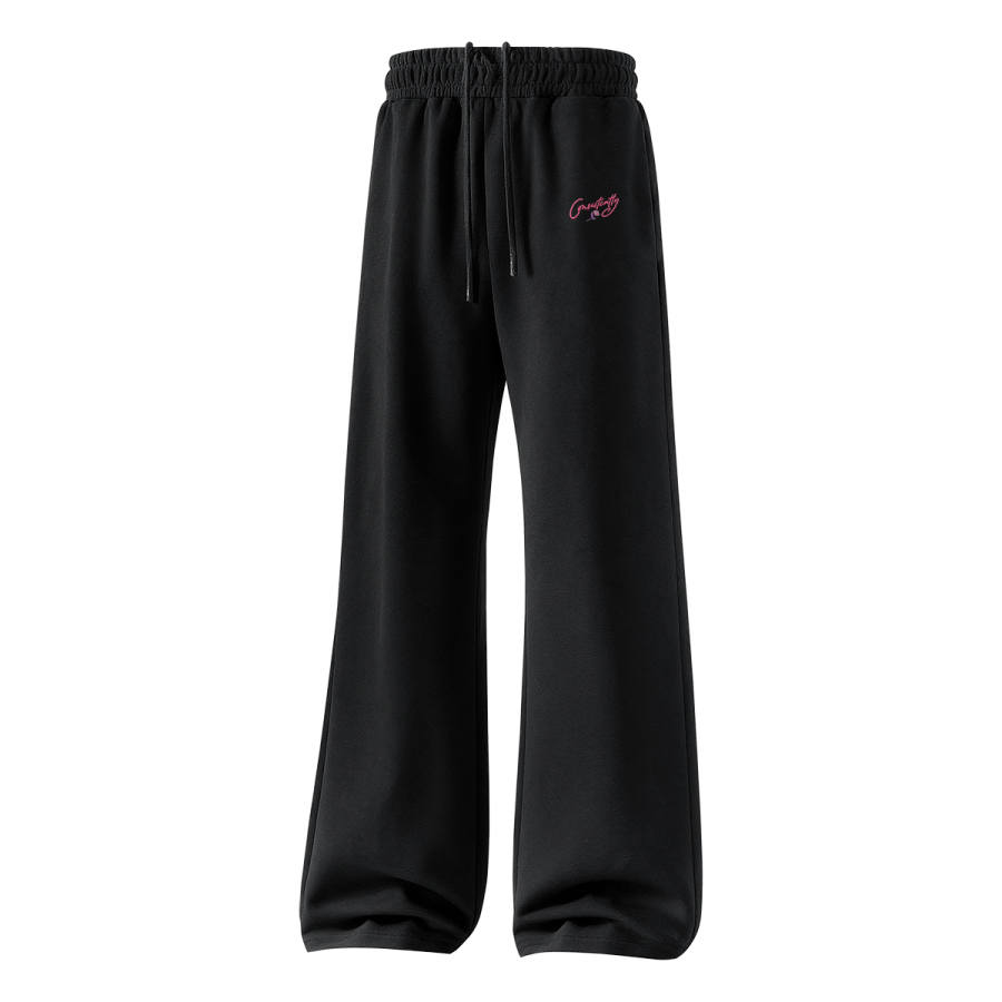 MINISO Casual Pants Unisex Thickened And Fleece Lined Sweatpants