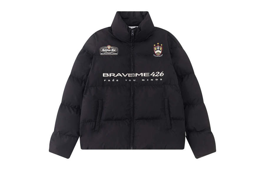 F426 F426 Puffer Jackets Unisex Stand Collar Thickened