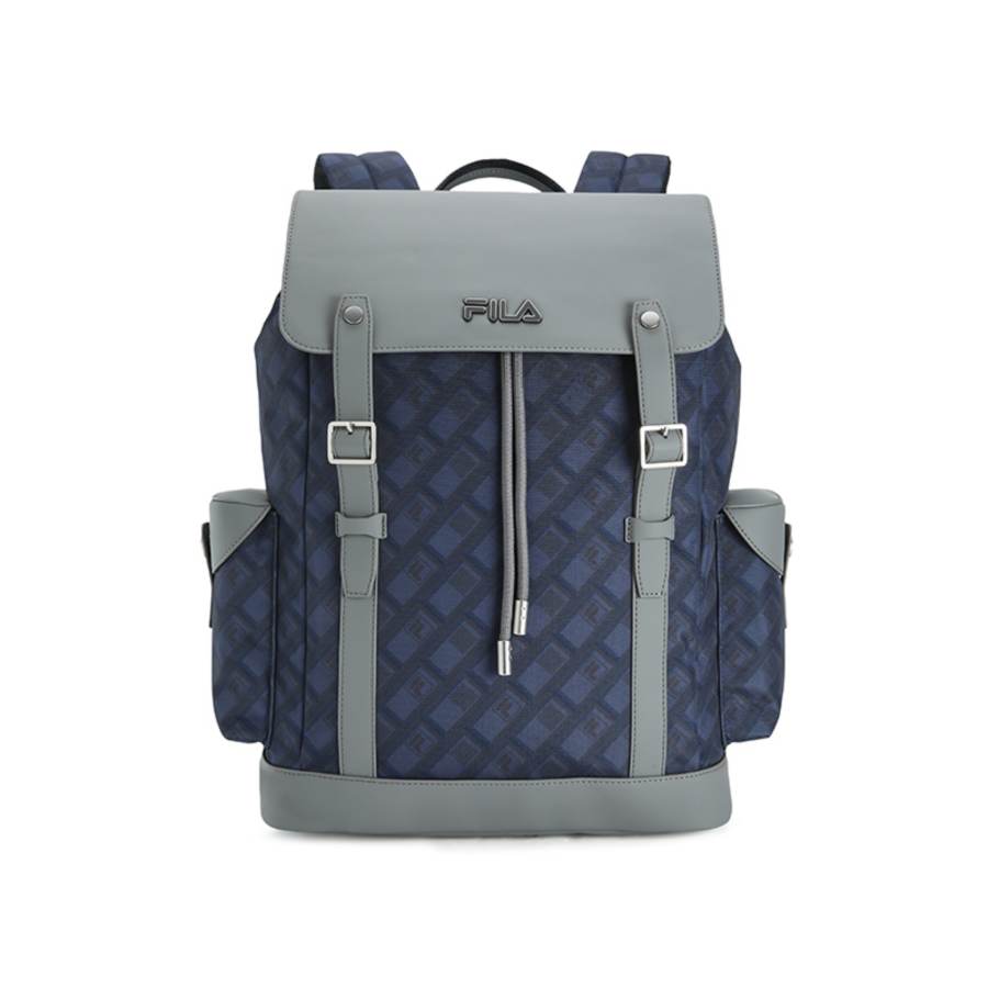 FILA Heritage Fabric, PU Backpack Regular Men's Dusty Blue Gray