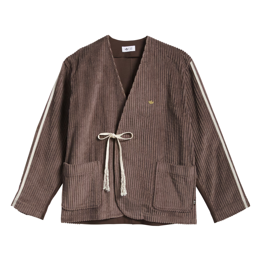 Adidas Originals x Clot by Edison Chen striped corduroy jacket