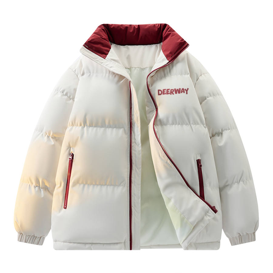 DEERWAY DEERWAY Puffer Jackets Unisex Stand Collar Thickened Padded Puffer Jacket