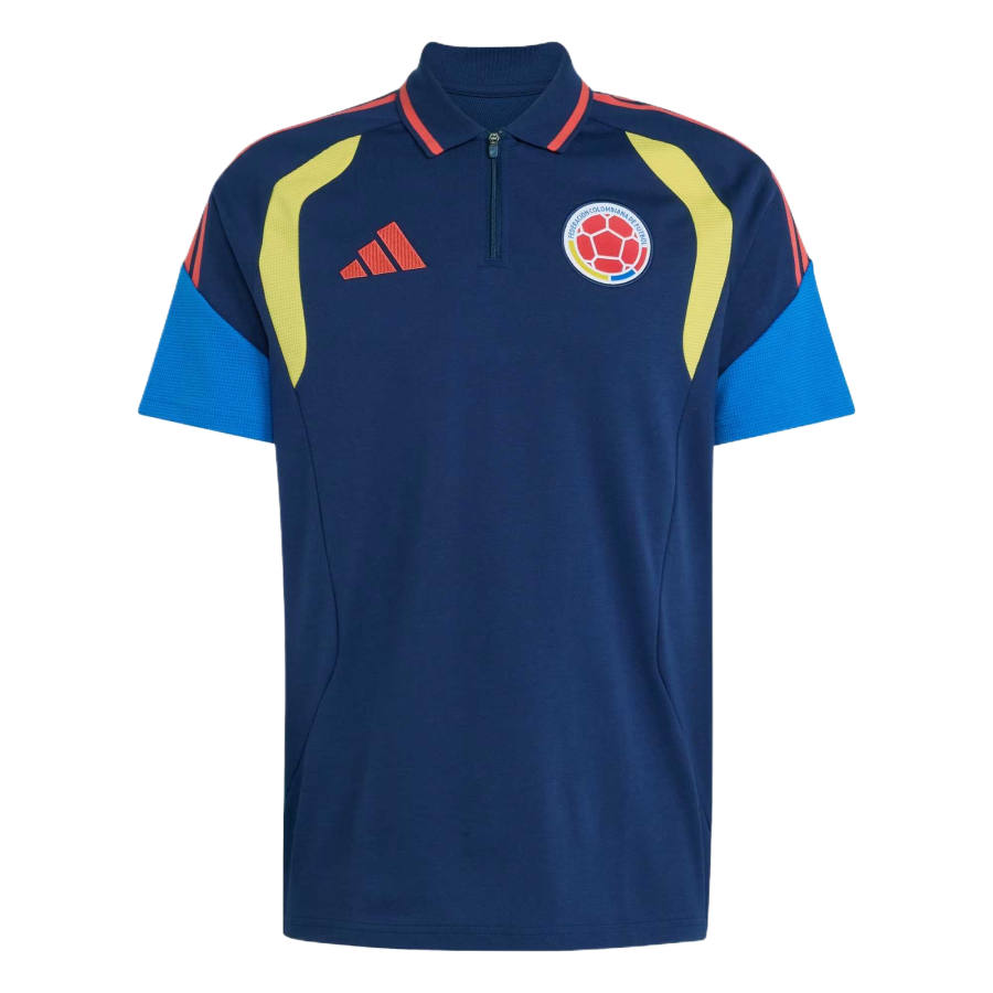 Adidas Adidas Polo Shirts Men's Marine Blue Polo Collar Moderate Straight Fit
