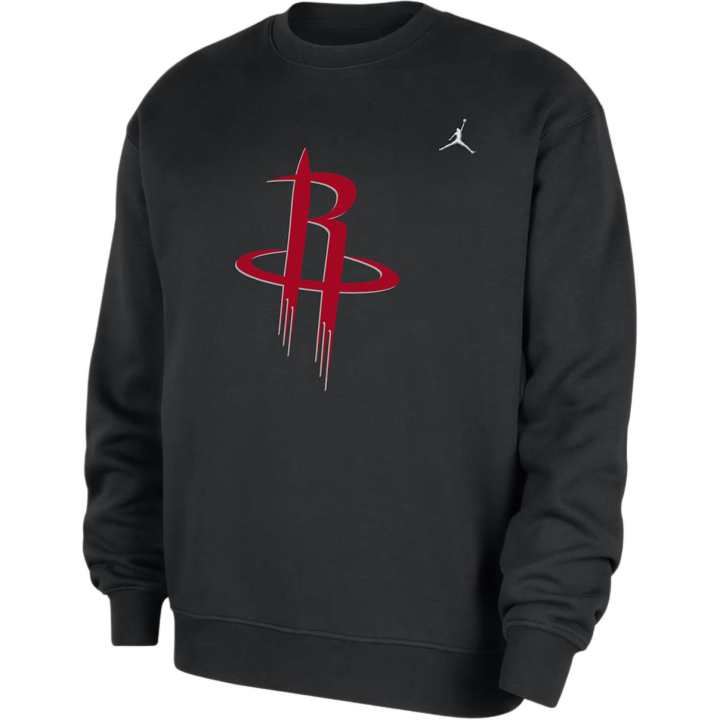 Jordan Jordan Houston Rockets Statement Essentials Men's Jordan Nba Fleece Crew-Neck Sweatshirt