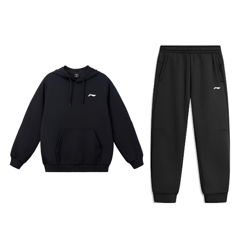 Li-Ning Li Ning Casual Sportswear Unisex Black+Black