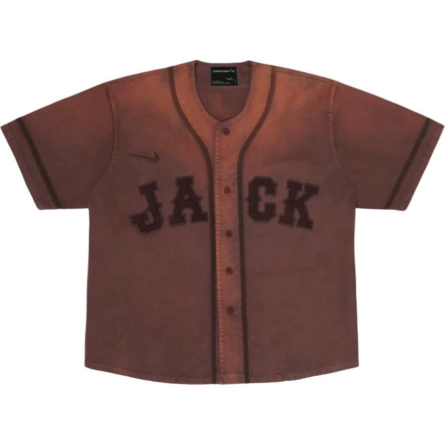 Travis Scott x Fragment x Nike Tokyo Jack Retro baseball jersey