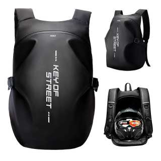 RIOREX Fabric Backpack Unisex Black