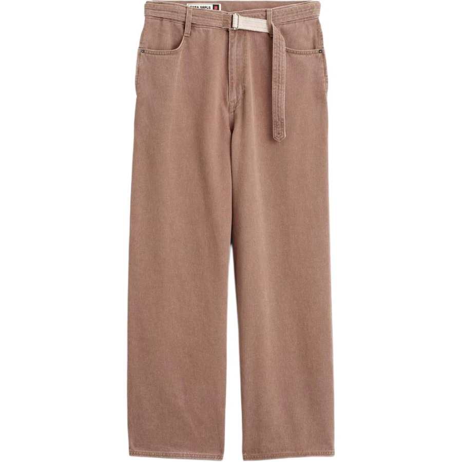 ZARA Jeans Men's Pink/White Straight Fit Pants