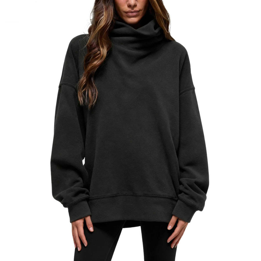 Alo Yoga Polar Fleece Hazy Pullover Sweatshirt Women's