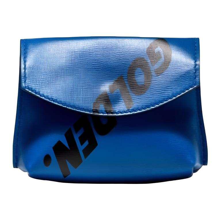 Golden Goose Leather Clutch Unisex Blue