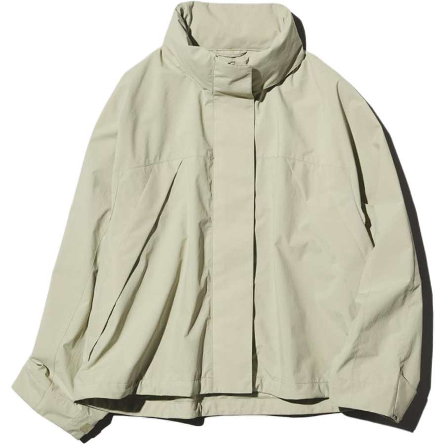 UNIQLO Jackets Women's Light Green Stand Collar Moderate Other