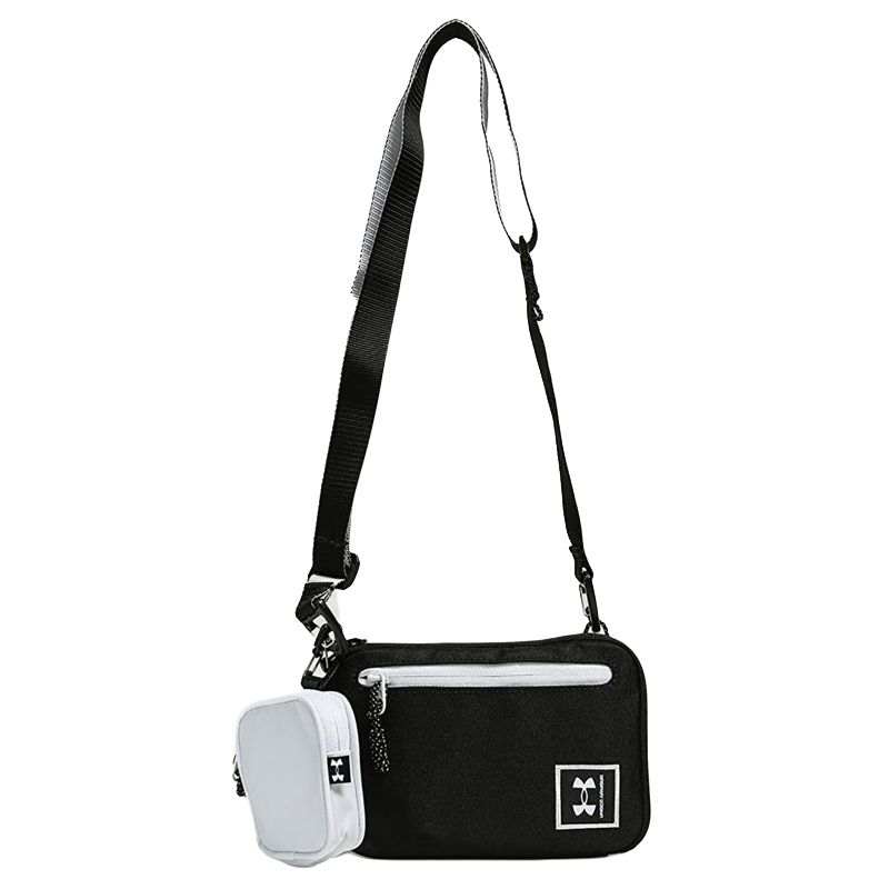 Under Armour Polyester Shoulder Bag, Crossbody Bag Small Unisex Black