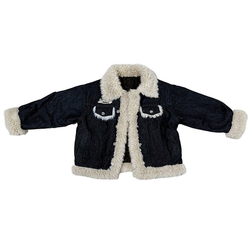 PROTECTCAMEL PROTECTCAMEL Kids Padded Jackets Fur Collar