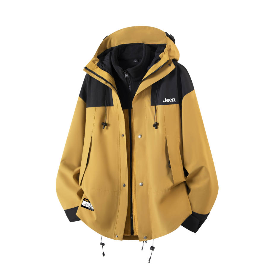 Jeep 3 in 1 Windbreaker Jacket Trench Coat Unisex