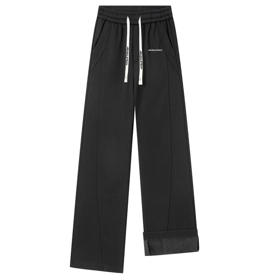 MUSCLETECH Casual Pants Unisex Thickened And Fleece Lined Sweatpants