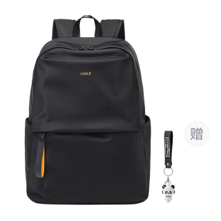 GOLF Synthetic Leather Backpack Men's Black/Gray/Blue
