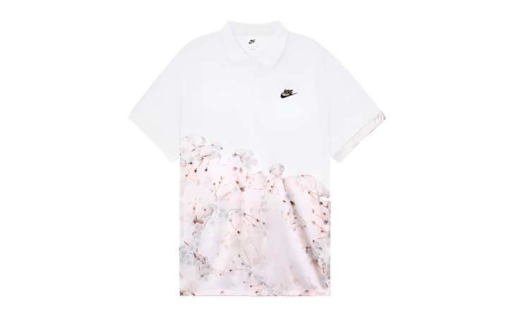 Nike Nike Polo Shirt Men's White Pink