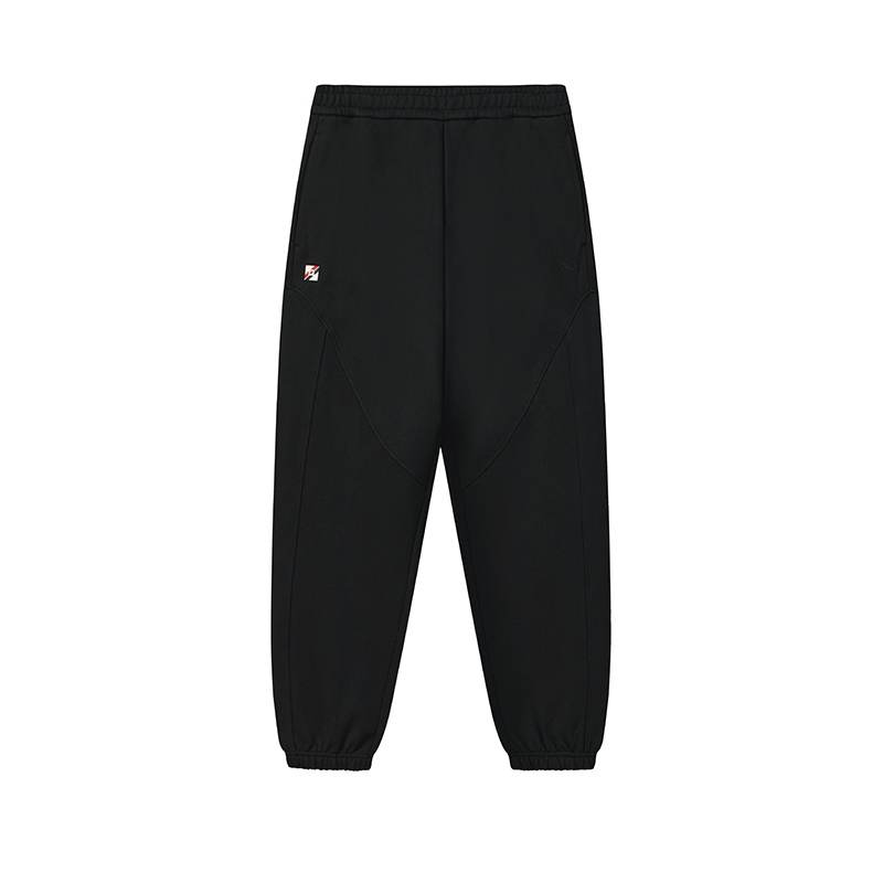 FILA ORIGINALE Knitted Sweatpants Men's Dark Current Black
