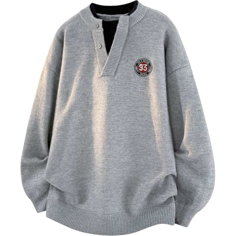 AULDEY AULDEY Sweaters Unisex Henry Collar Moderate