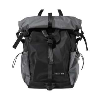 LIVEBOX EN DIRECT Nylon Fabric Backpack Large Men's Solid Color