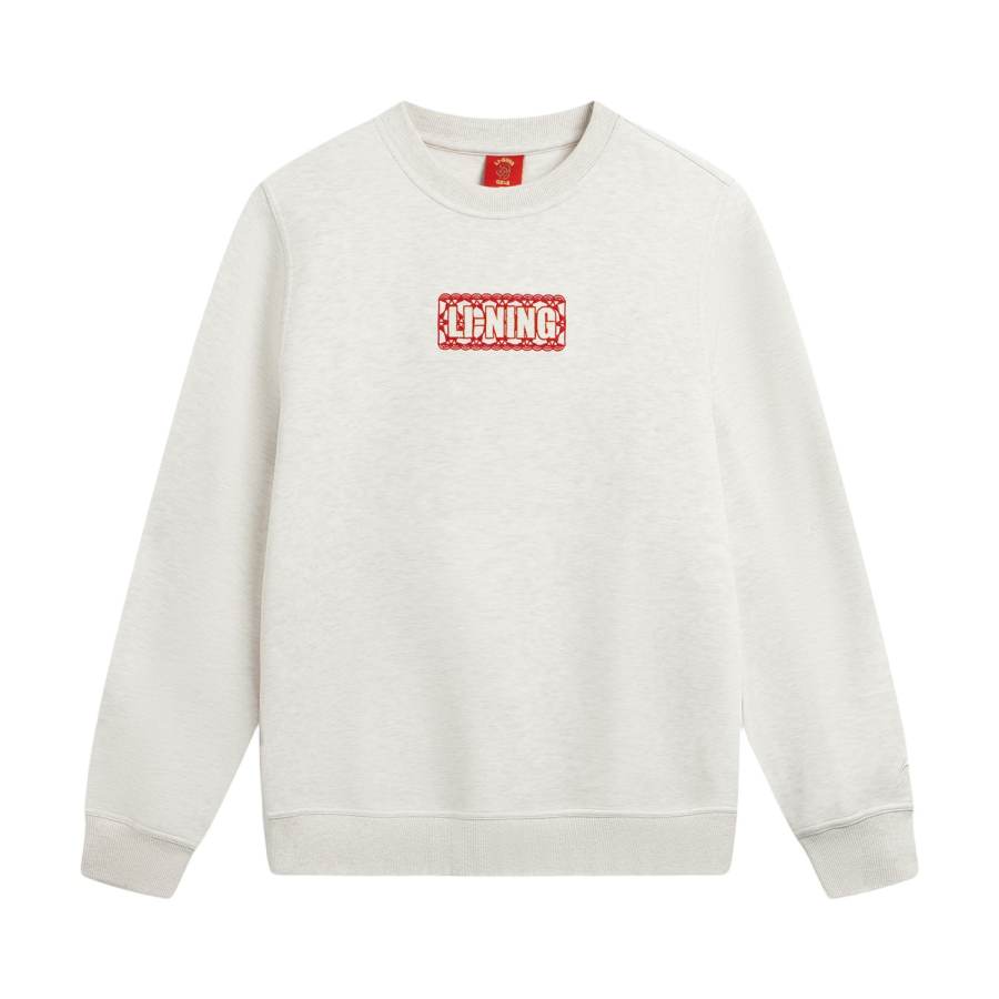 Li-Ning Li Ning Rijin Doujin Collection Sweatshirt Men's Gray
