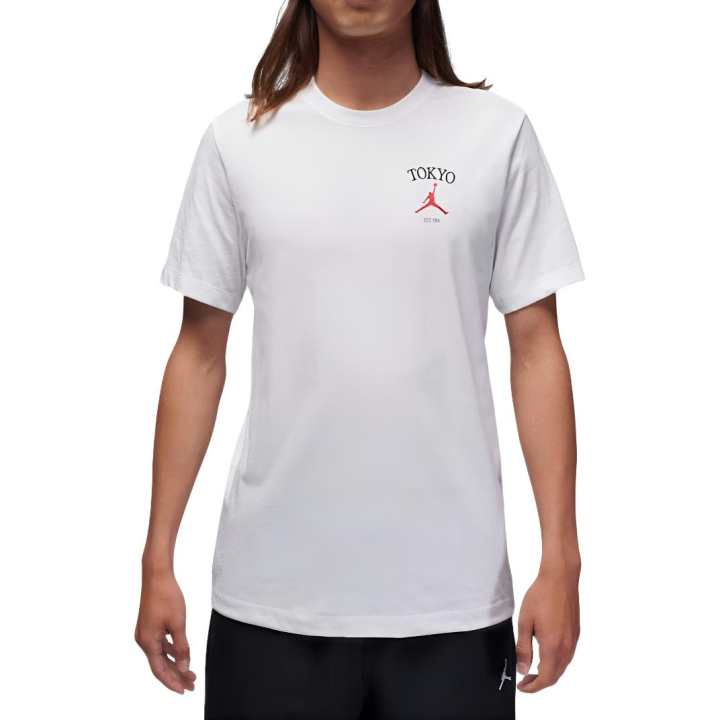 Jordan Jordan T Shirts Men's White Crew Neck Moderate