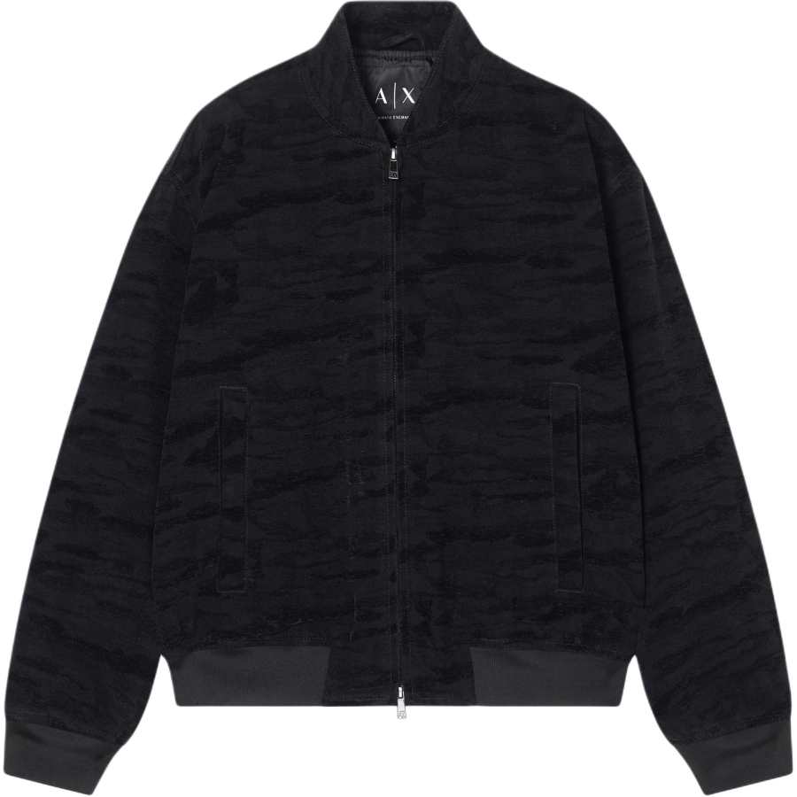 ARMANI EXCHANGE Armani Exchange textured bomber jacket