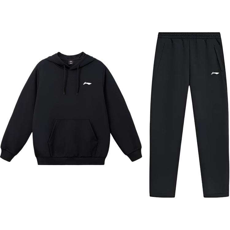 Li-Ning Li Ning Casual Sportswear Unisex Black+Black