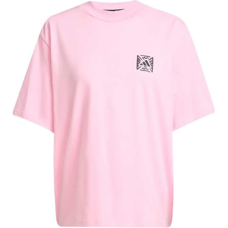 Adidas Adidas T Shirts Women's Pink Crew Neck