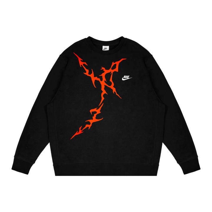 Nike Nike Sweatshirts Unisex Black Crew Neck Moderate Regular